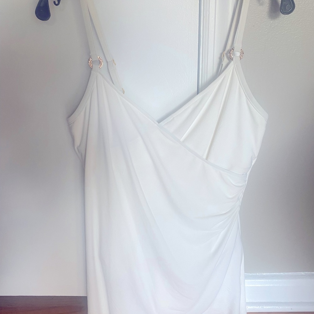 Magicsuit swimdress 13 white.